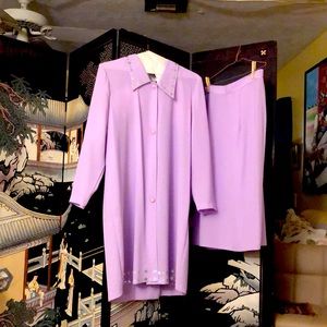 2 piece skirt suit for women